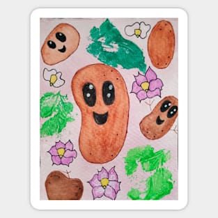 A Party of Potatoes Sticker